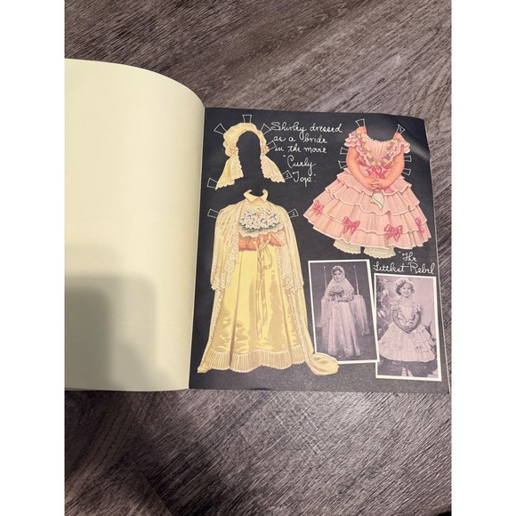 Shirley Temple Dolls and Dresses As Worn In Her Screen Plays Vintage Paper Doll - Picture 5 of 9